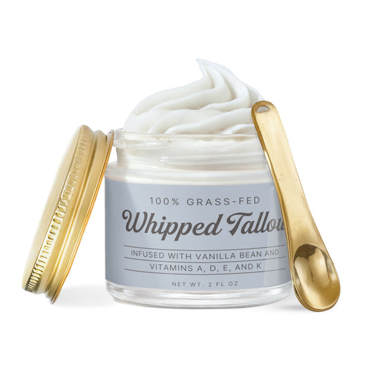 Whipped Grass-Fed Tallow Balm with Vanilla Bean