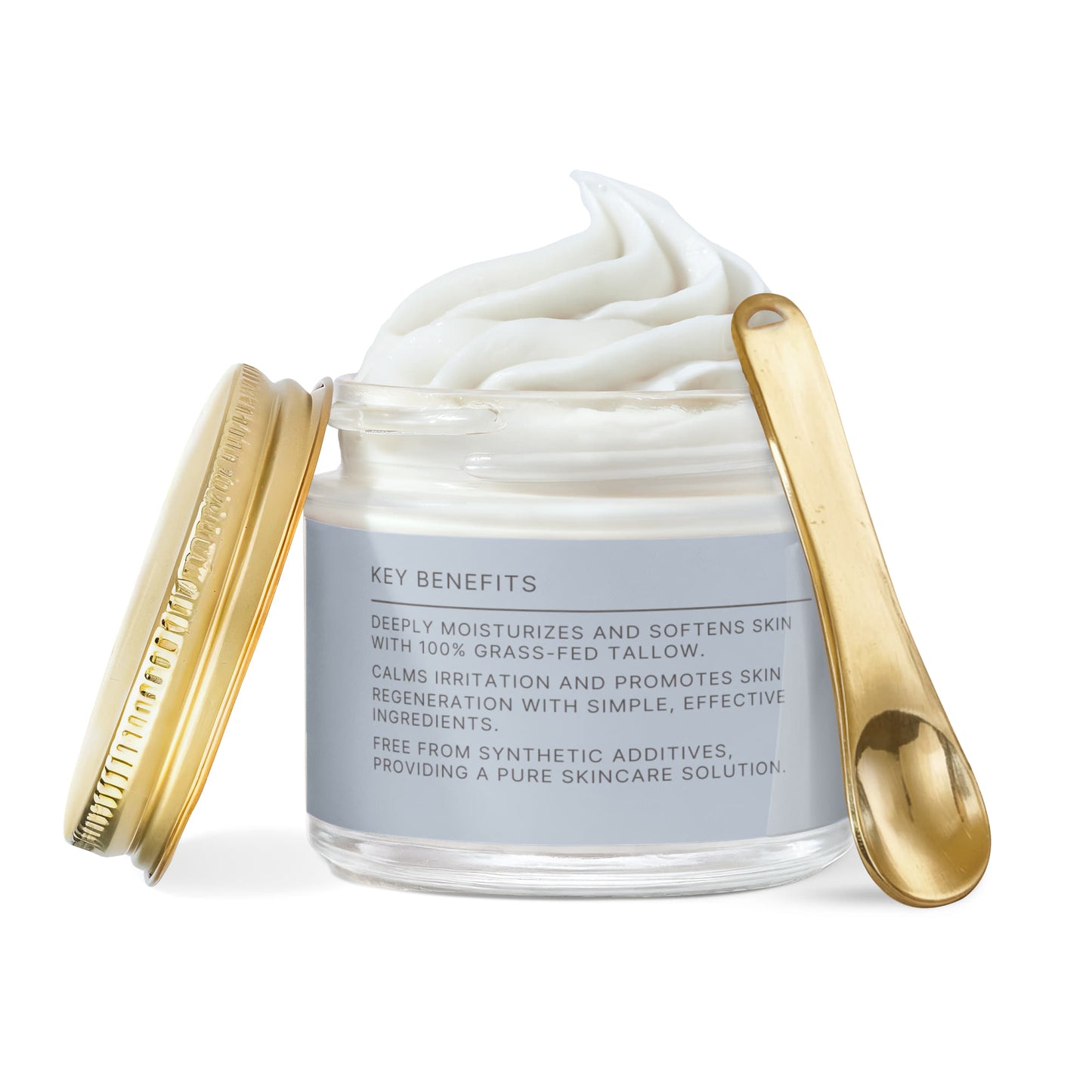 Whipped Grass-Fed Tallow Balm with Vanilla Bean